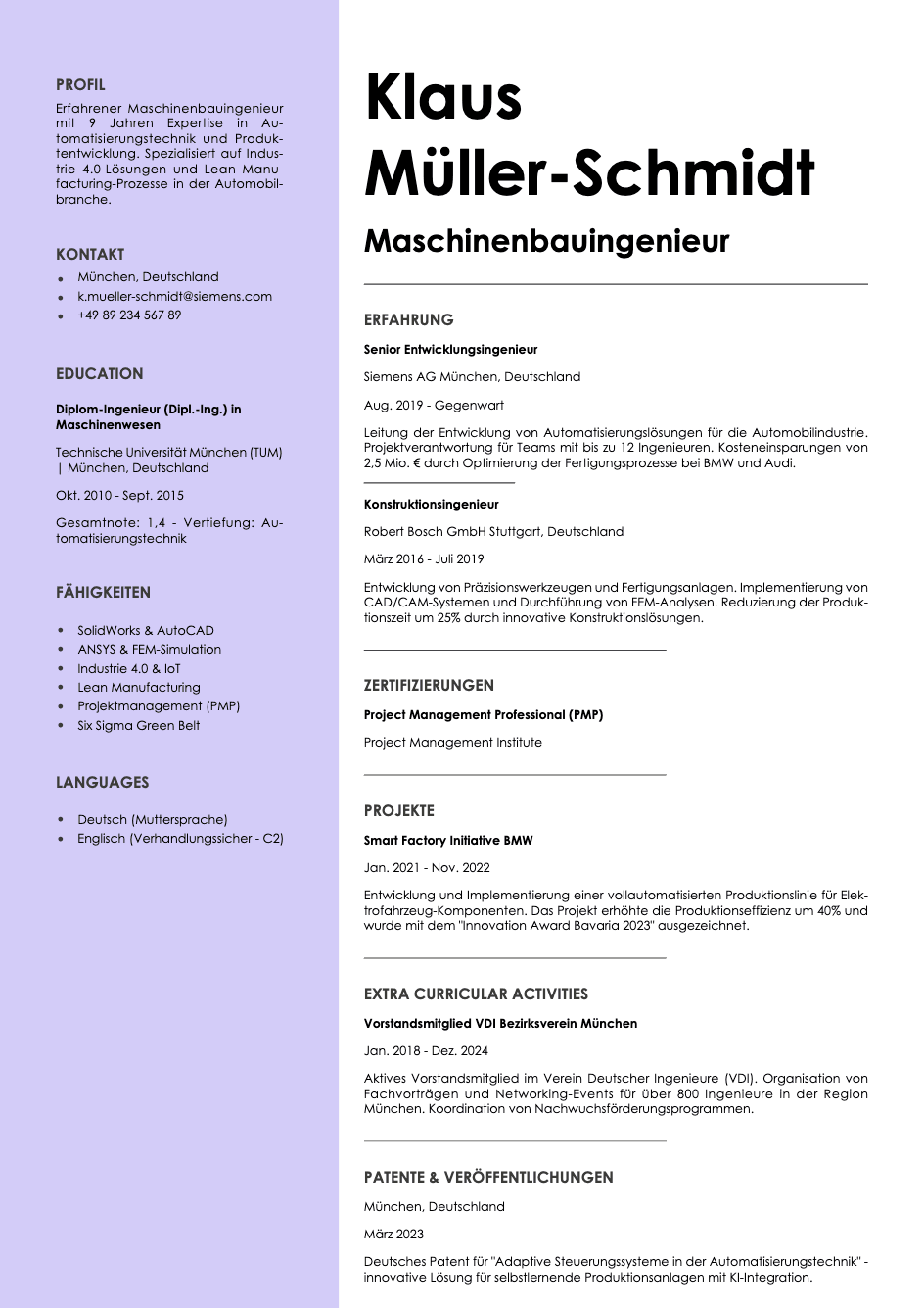 Aurum Resume Template