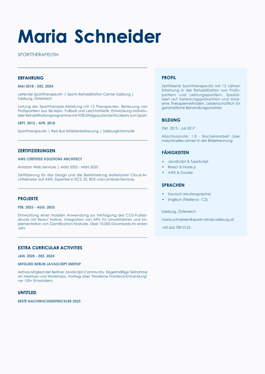 Bronze Resume Template