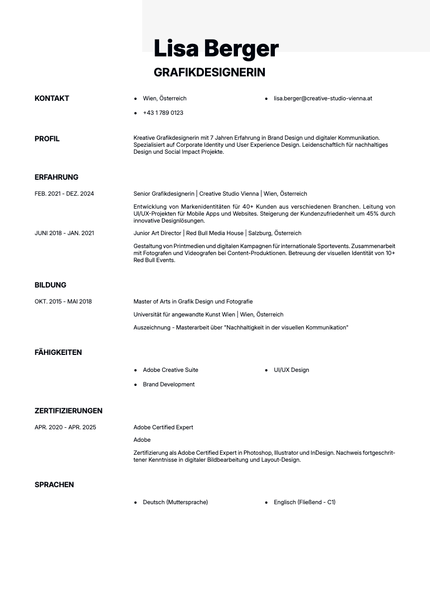 Ivory Resume Template