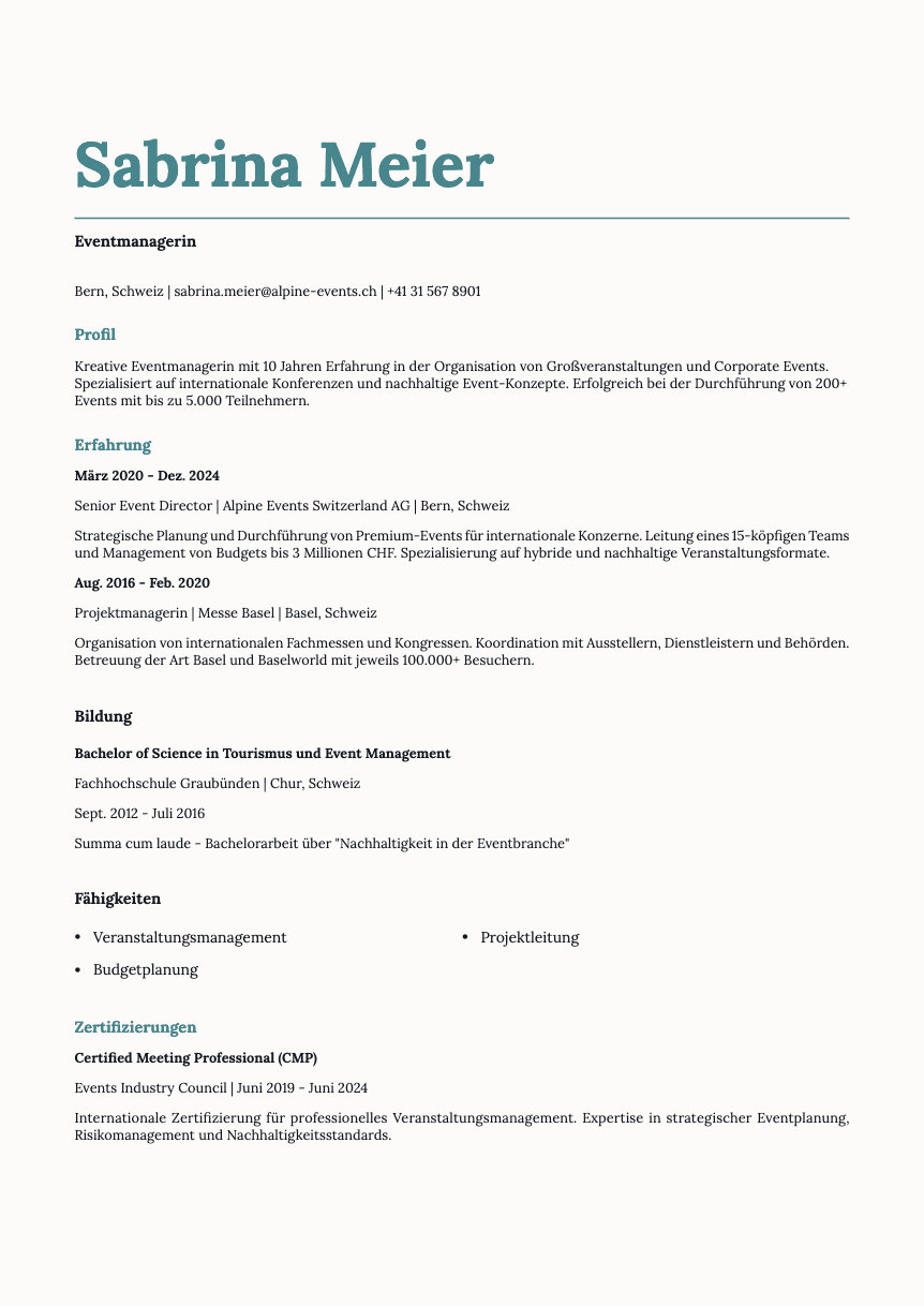 Nickel Resume Template
