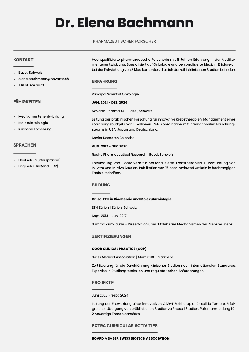 Quartz Resume Template