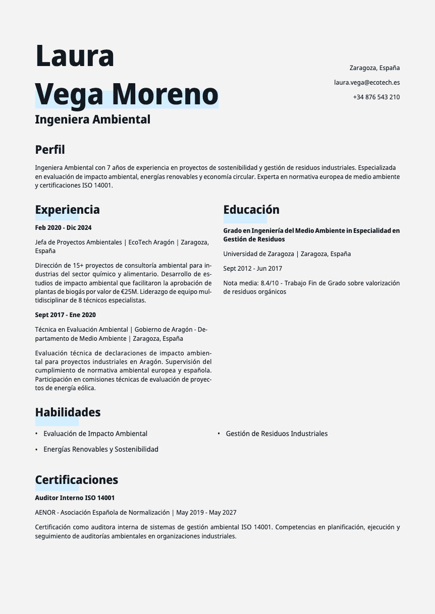 Copper Resume Template