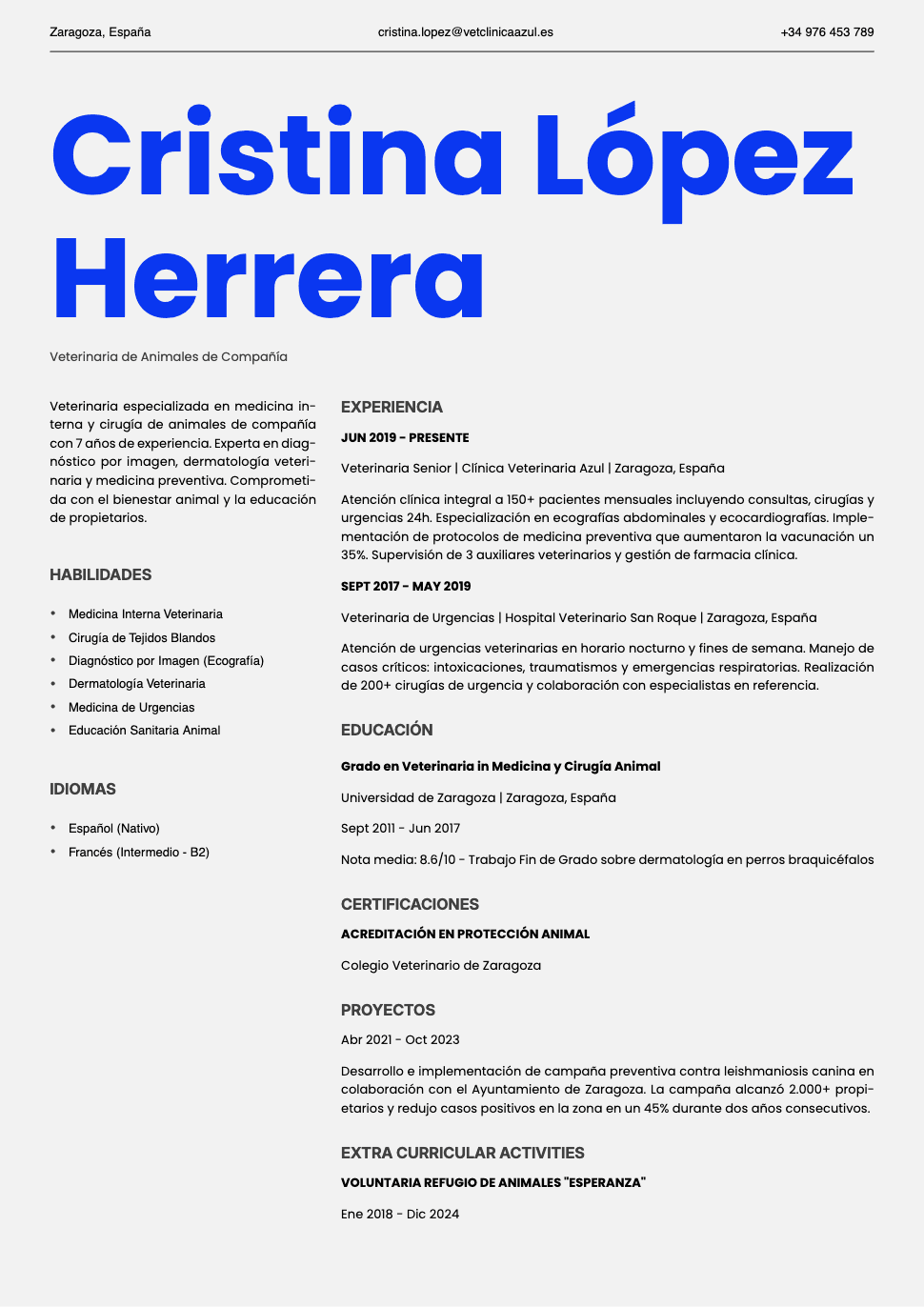 Fern Resume Template