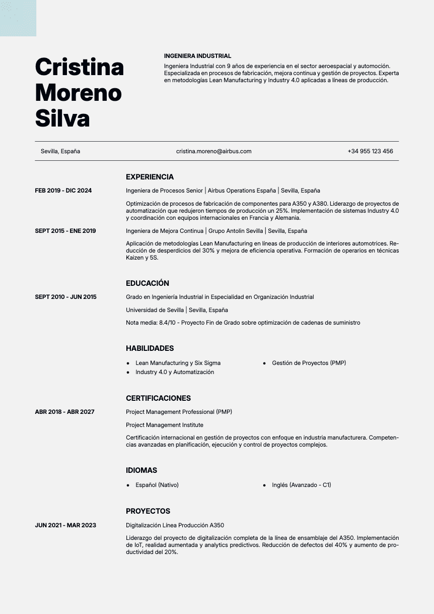 Marble Resume Template