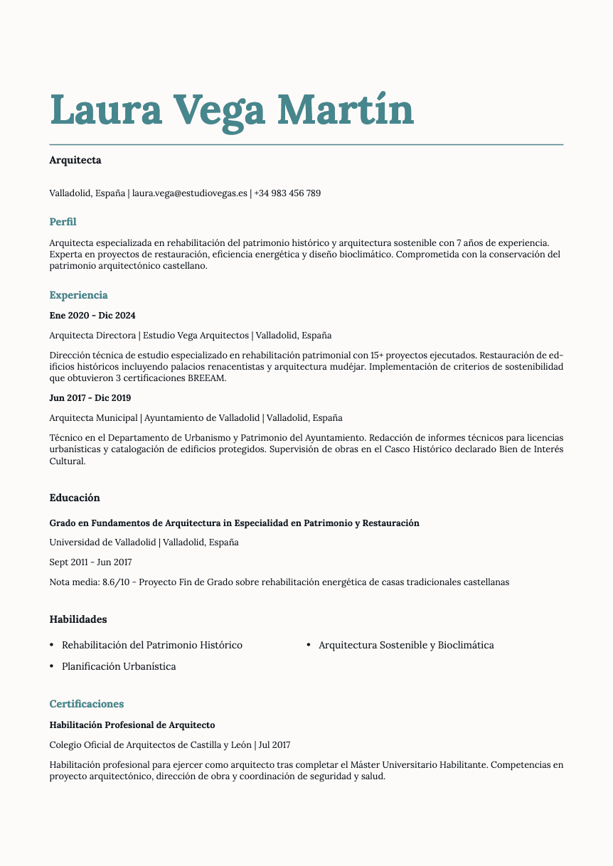 Nickel - Resume and CV template preview, professional ATS-friendly design