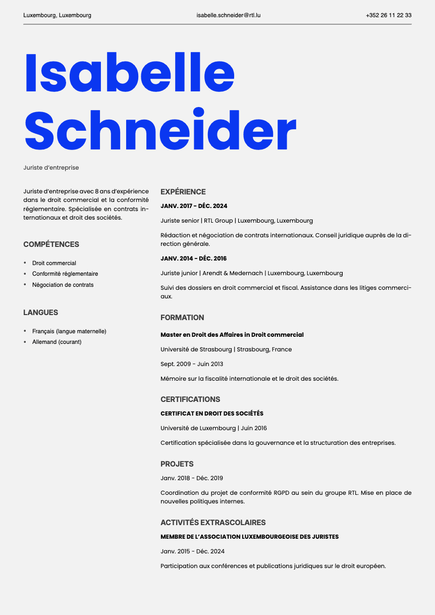 Fern Resume Template