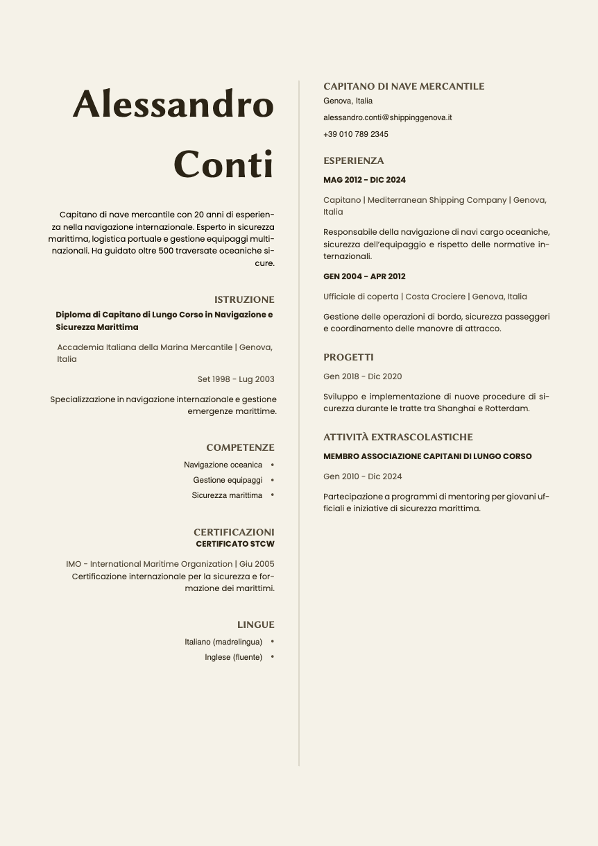 Amber Resume Template