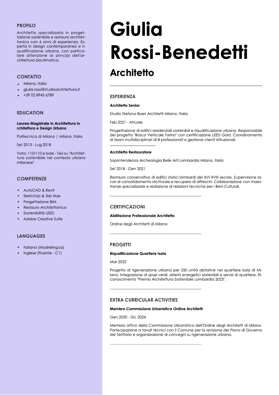 Aurum Resume Template