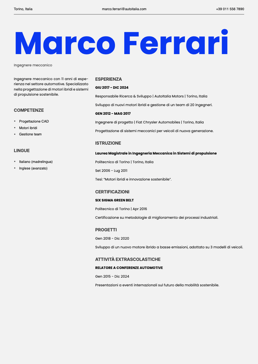 Fern Resume Template