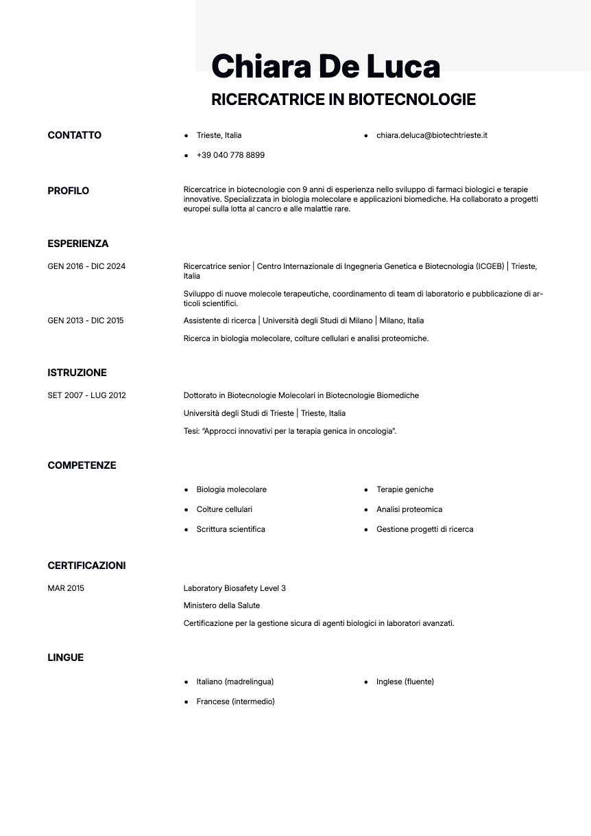 Ivory Resume Template