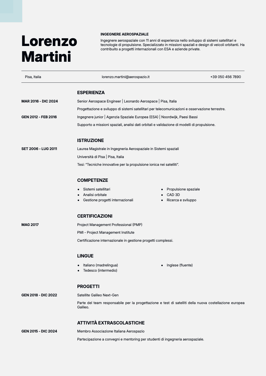 Marble Resume Template