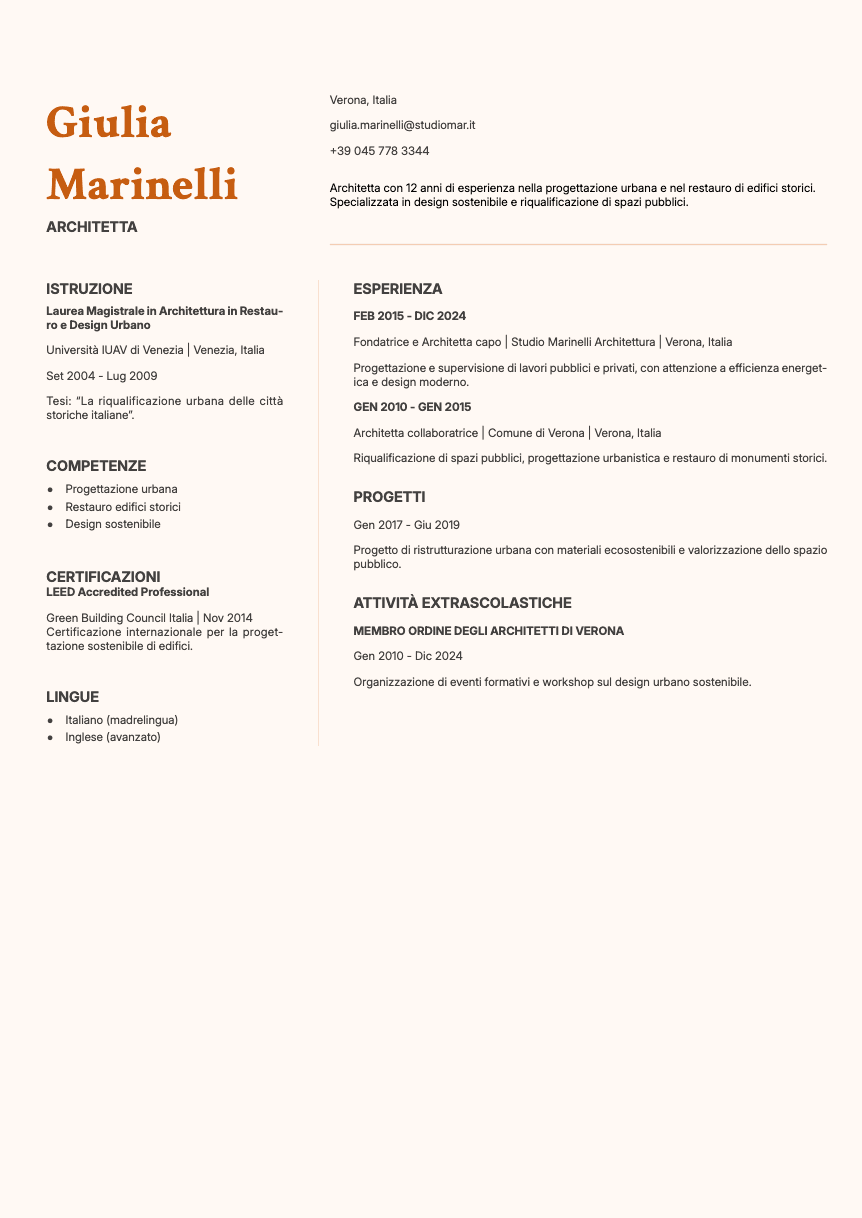 Obsidian Resume Template