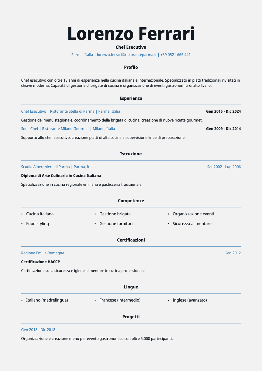 Topaz Resume Template