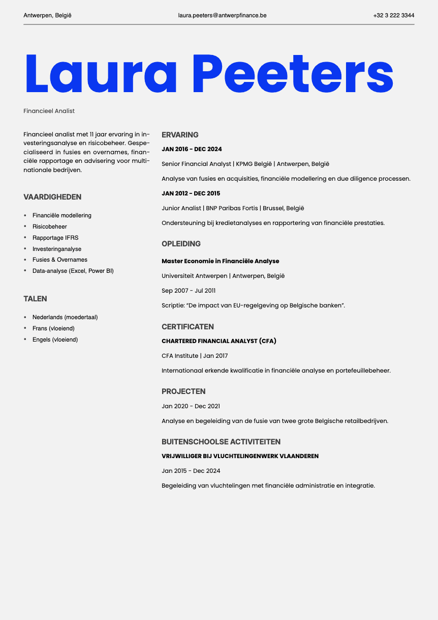 Fern Resume Template
