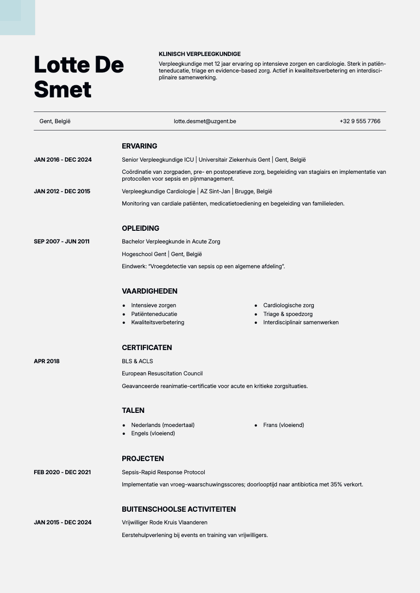 Marble Resume Template