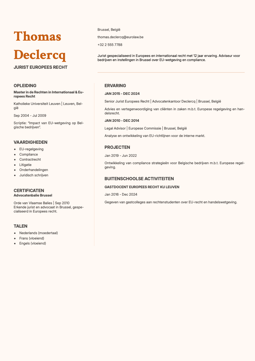 Obsidian Resume Template