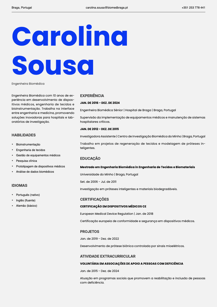 Fern Resume Template